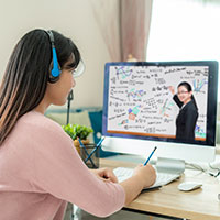 自宅で個別指導が受講できる